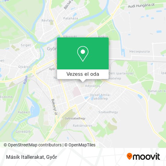 Másik Itallerakat térkép