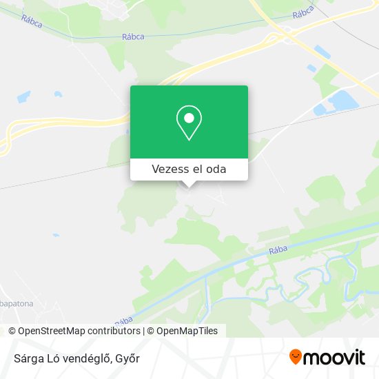 Sárga Ló vendéglő térkép