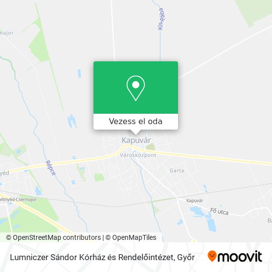 Lumniczer Sándor Kórház és Rendelőintézet térkép