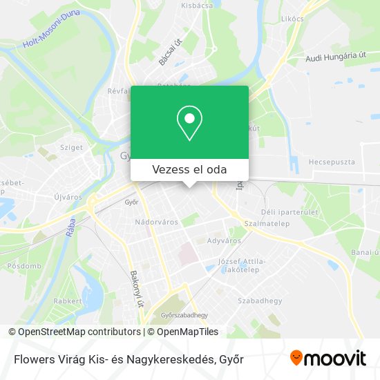 Flowers Virág Kis- és Nagykereskedés térkép