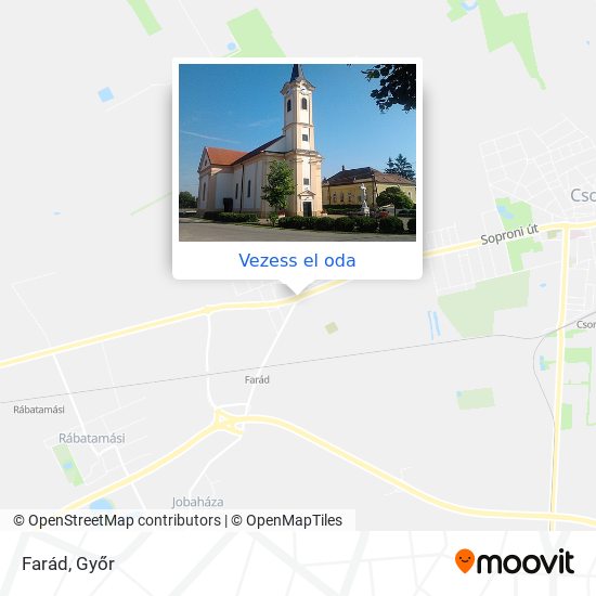 Farád térkép