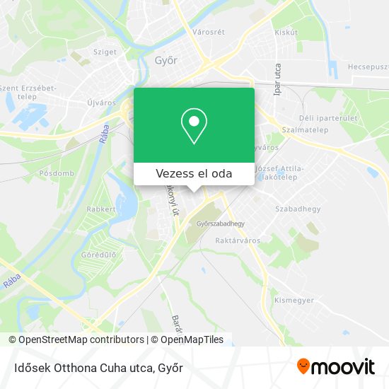 Idősek Otthona Cuha utca térkép
