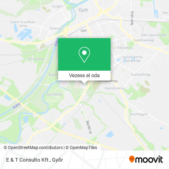 E & T Consulto Kft. térkép