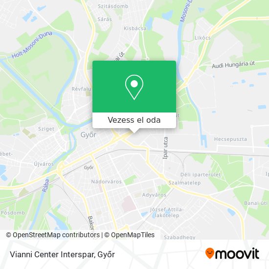 Vianni Center Interspar térkép