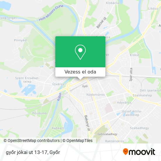 győr jókai ut 13-17 térkép