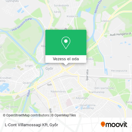 L-Cont Villamossagi Kft térkép