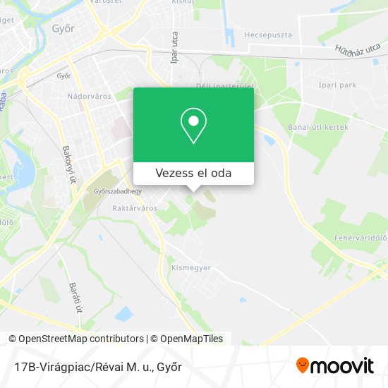 17B-Virágpiac/Révai M. u. térkép
