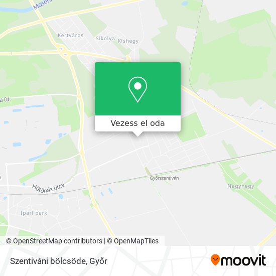 Szentiváni bölcsöde térkép