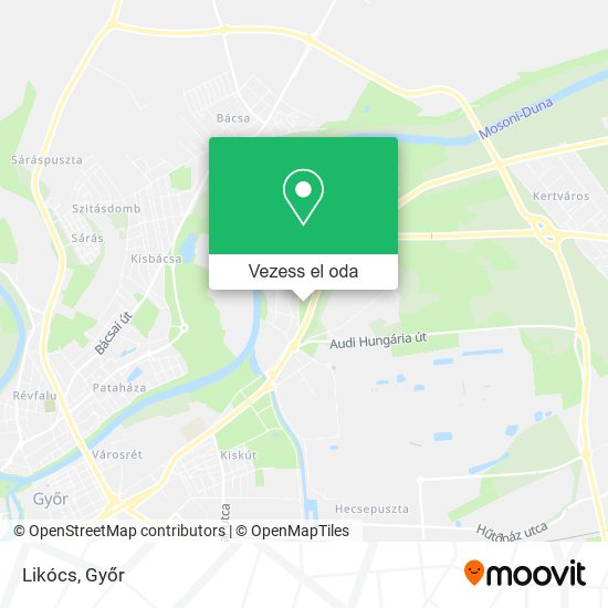 Likócs térkép