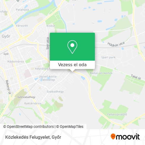 Közlekedés Felugyelet térkép