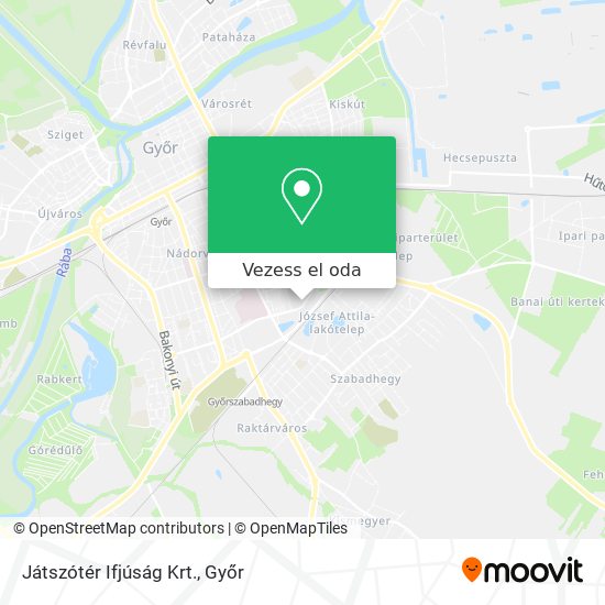 Játszótér Ifjúság Krt. térkép