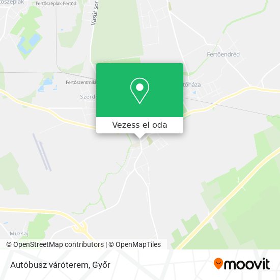 Autóbusz váróterem térkép