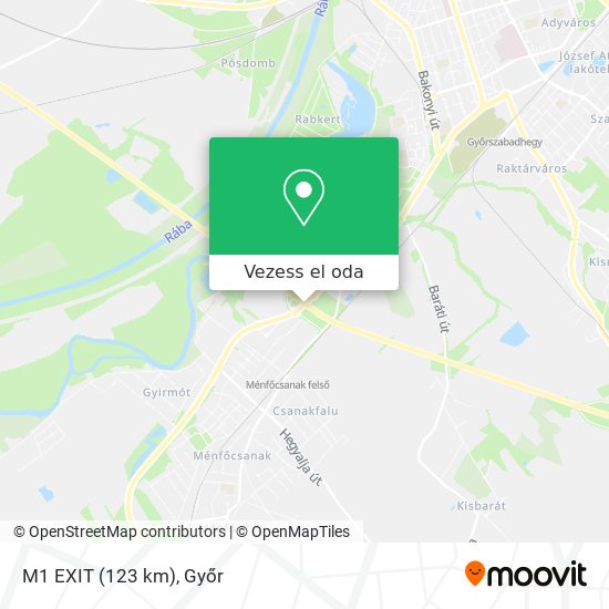 M1 EXIT (123 km) térkép