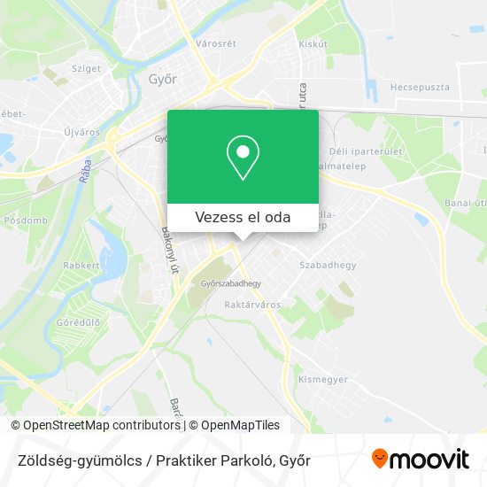 Zöldség-gyümölcs / Praktiker Parkoló térkép