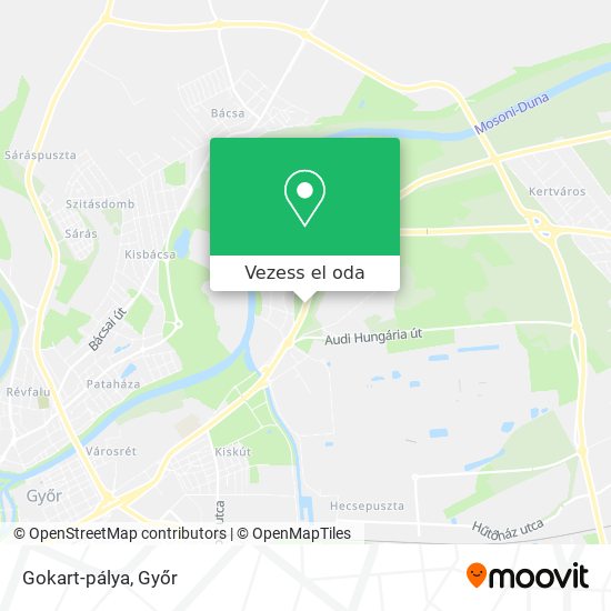 Gokart-pálya térkép