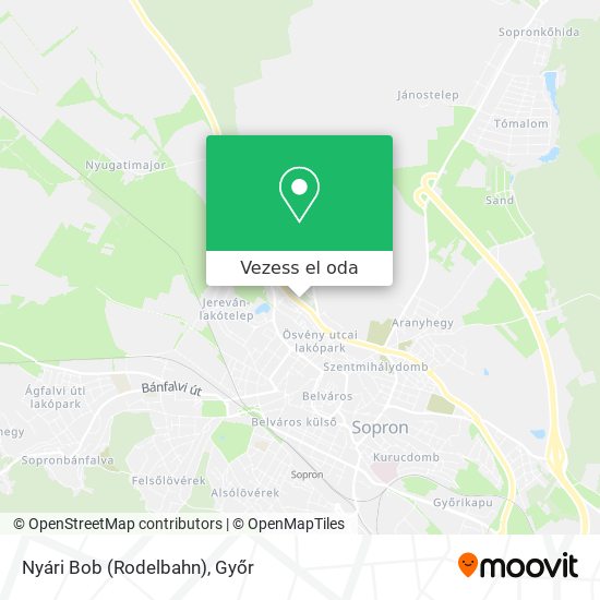 Nyári Bob (Rodelbahn) térkép