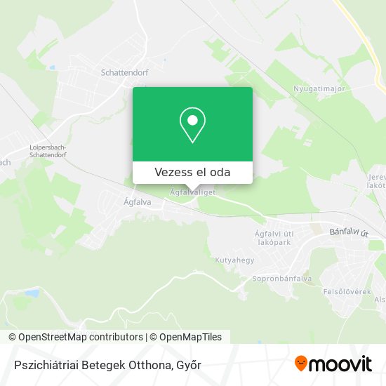 Pszichiátriai Betegek Otthona térkép