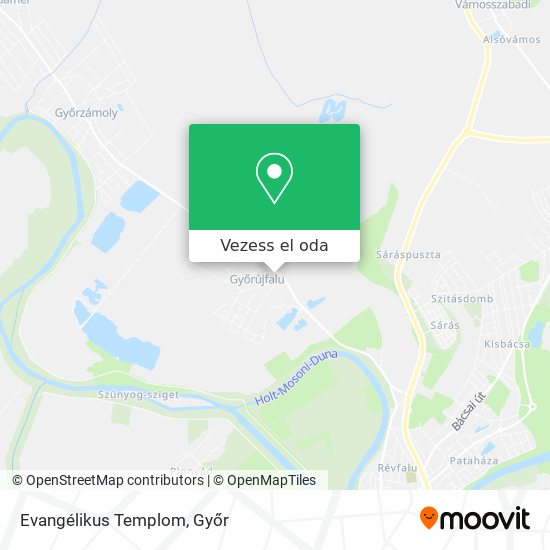 Evangélikus Templom térkép