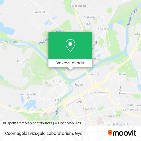 Csomagolásvizsgáló Laboratórium térkép