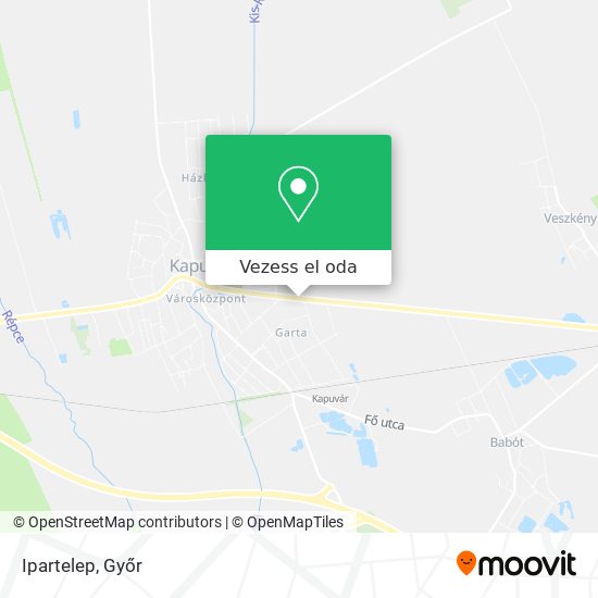 Ipartelep térkép