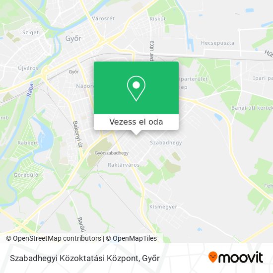 Szabadhegyi Közoktatási Központ térkép
