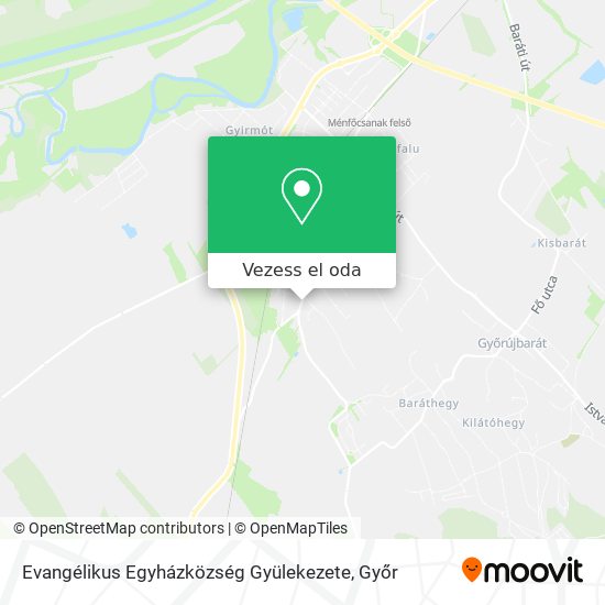 Evangélikus Egyházközség Gyülekezete térkép