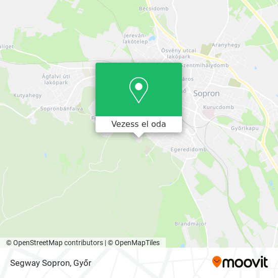Segway Sopron térkép