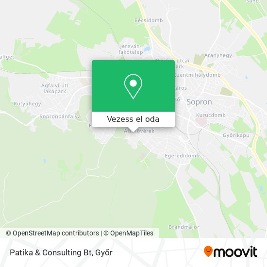 Patika & Consulting Bt térkép