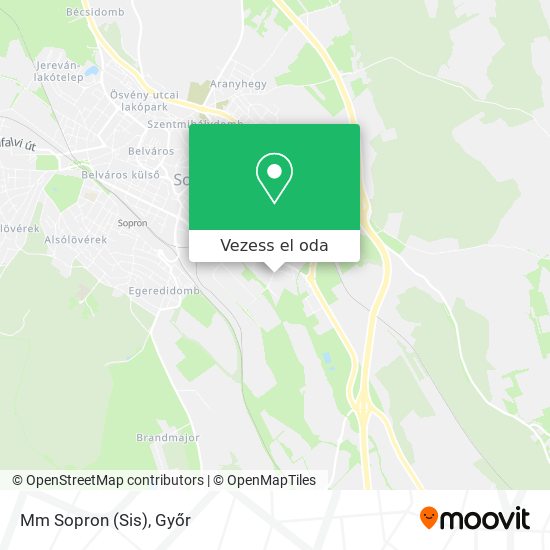 Mm Sopron (Sis) térkép