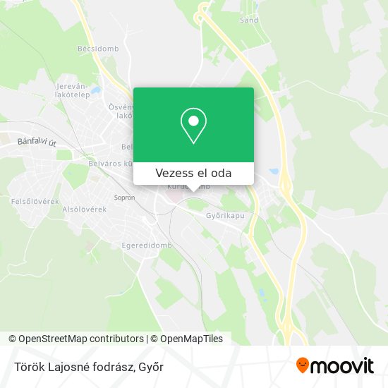Török Lajosné fodrász térkép