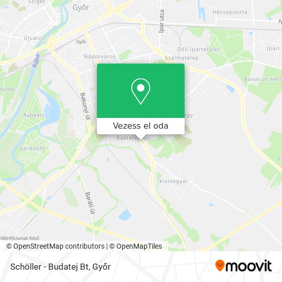 Schöller - Budatej Bt térkép