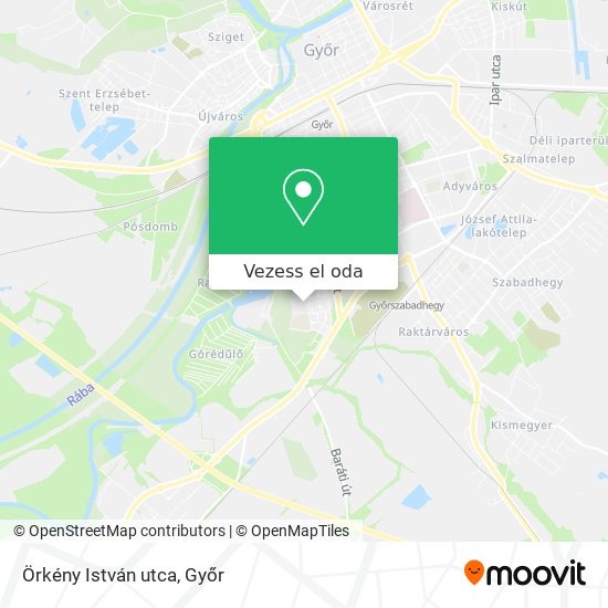 Örkény István utca térkép