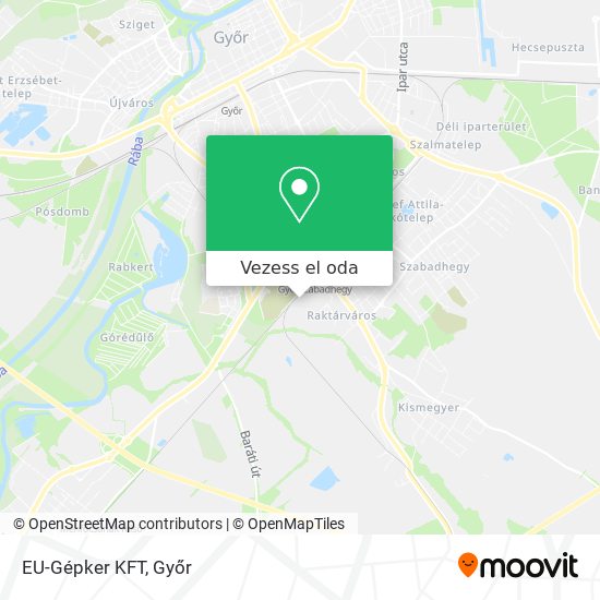 EU-Gépker KFT térkép