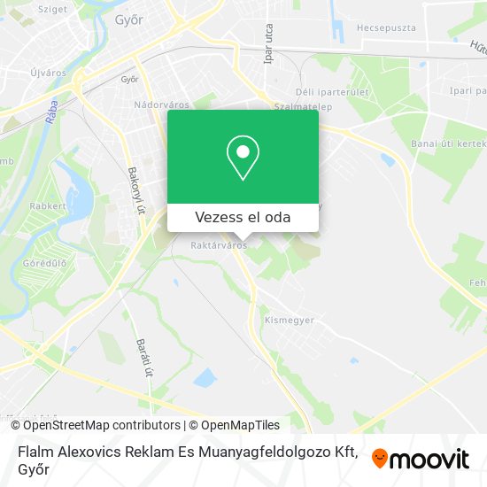Flalm Alexovics Reklam Es Muanyagfeldolgozo Kft térkép