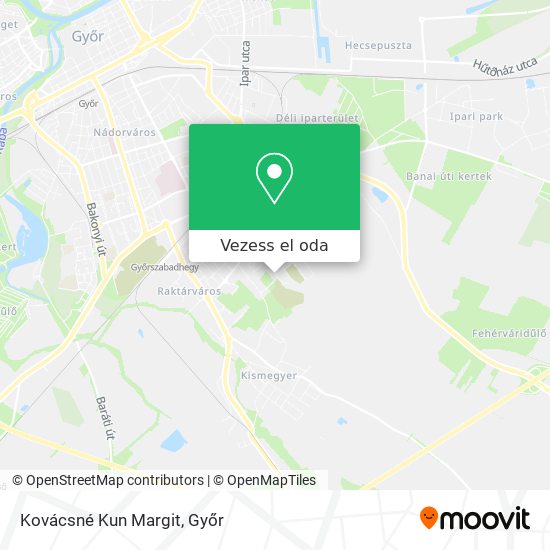 Kovácsné Kun Margit térkép