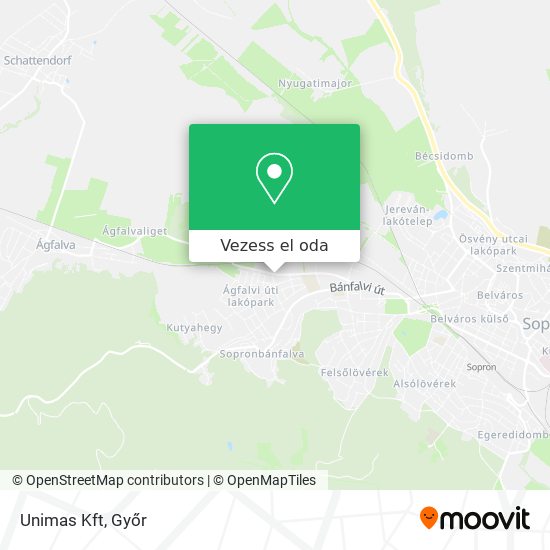 Unimas Kft térkép