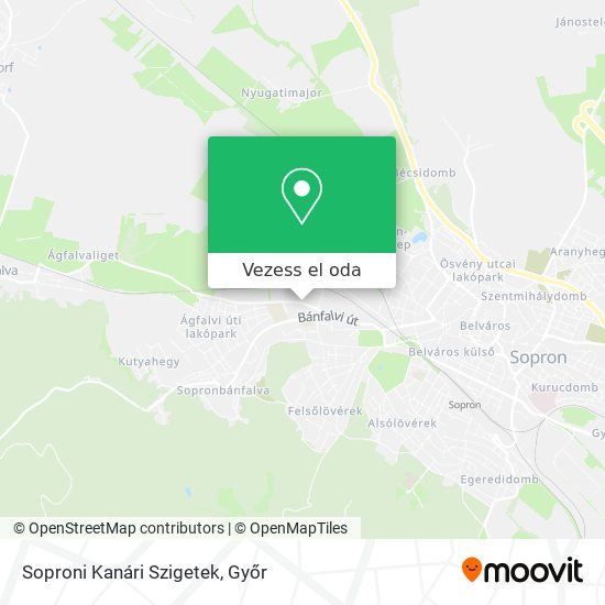 Soproni Kanári Szigetek térkép