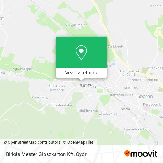 Birkás Mester Gipszkarton Kft térkép