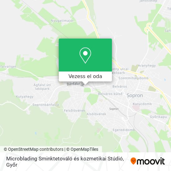Microblading Sminktetováló és kozmetikai Stúdió térkép