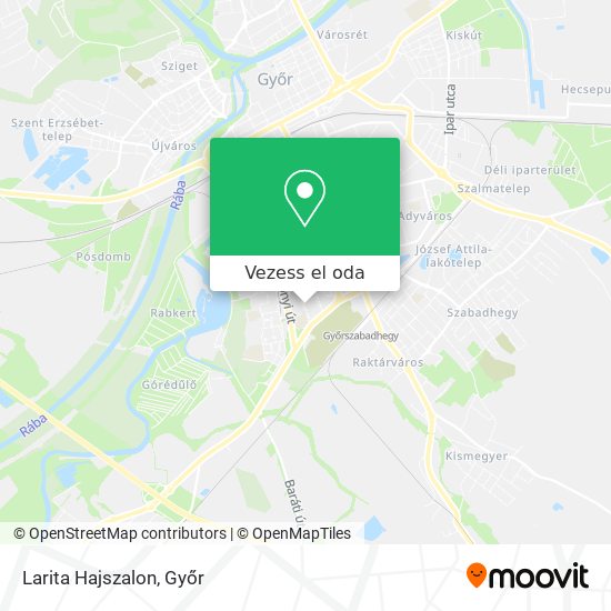 Larita Hajszalon térkép