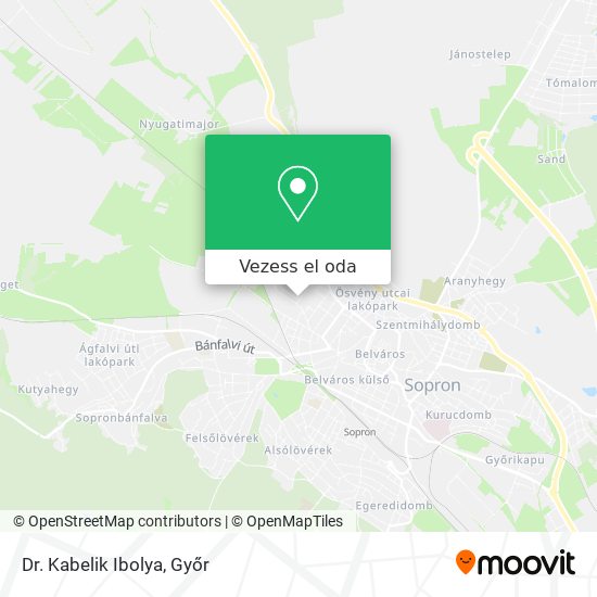 Dr. Kabelik Ibolya térkép