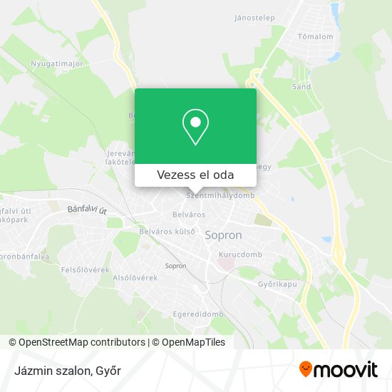 Jázmin szalon térkép