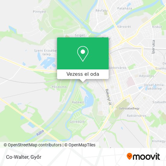 Co-Walter térkép
