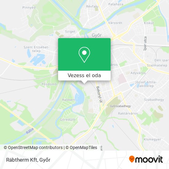 Rábtherm Kft térkép