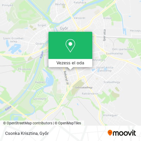 Csonka Krisztina térkép