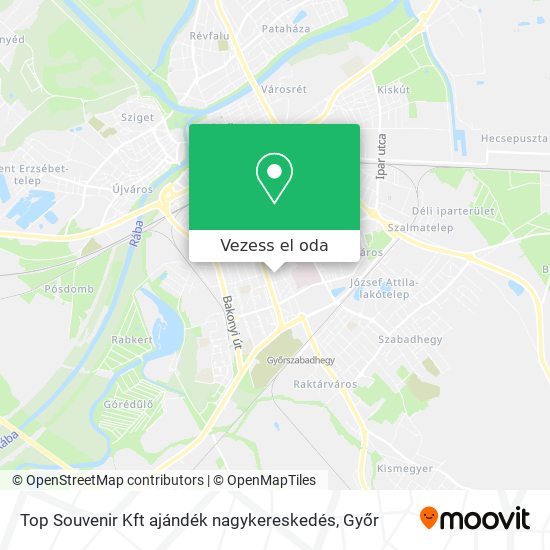 Top Souvenir Kft ajándék nagykereskedés térkép