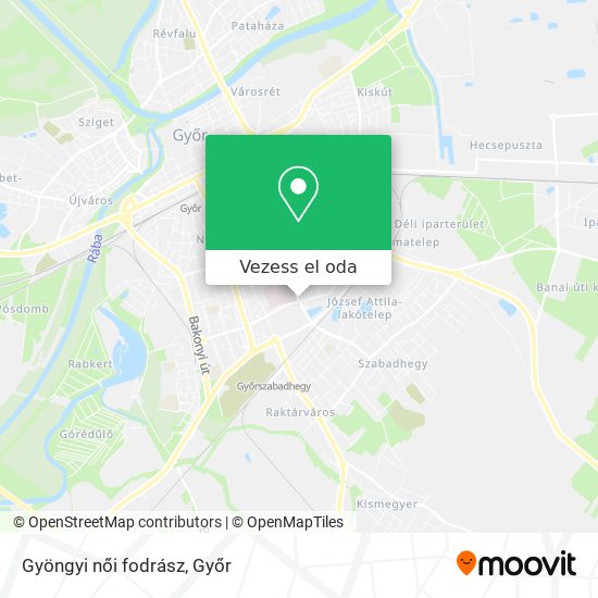 Gyöngyi női fodrász térkép