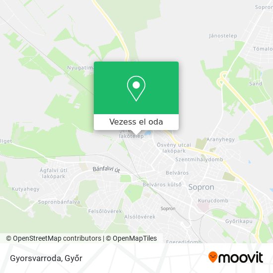 Gyorsvarroda térkép