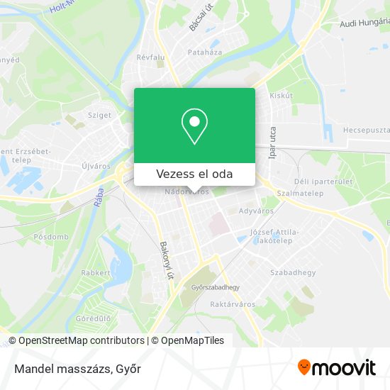 Mandel masszázs térkép