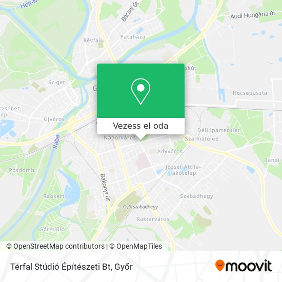 Térfal Stúdió Építészeti Bt térkép
